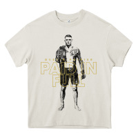 Cream paid in full   dustin poirier (variant) Heavy Core Tee - tuanDangUi