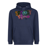 Navy spooky mama Heavyweight Hoodie - SublimationCraftShop
