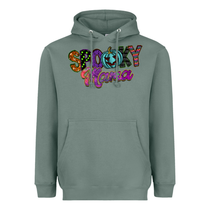 Spooky Mama Heavyweight Hoodie by SublimationCraftShop | Teevron