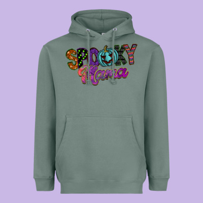 Spooky Mama Heavyweight Hoodie Designed By Sublimationcraftshop