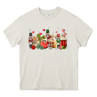 Cream nutcracker coffee Heavy Core Tee - MaliasSmallBusiness