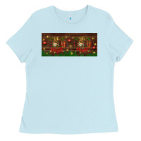Baby Blue Oh Holy Night Ladies Tee - BundleAndBundleShop