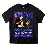 Black abbott and costello meet frankenstein (1948)   artwork Heavy Core Tee - tuanDangUi