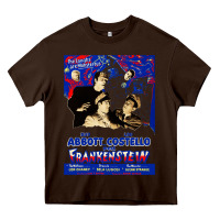 Chocolate Brown abbott and costello meet frankenstein (1948)   artwork Heavy Core Tee - tuanDangUi