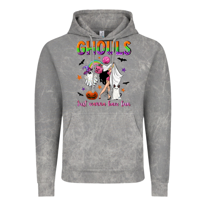 Ghouls Just Wanna Have Fun Vintage Hoodie by NancyCooperArtShop | Teevron