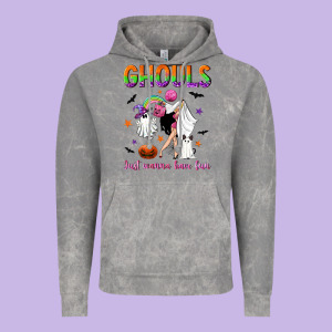 Ghouls Just Wanna Have Fun Vintage Hoodie Designed By Nancycooperartshop