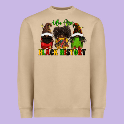 We Are Black History Heavyweight Sweatshirt Designed By Fadigitalartstudio