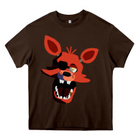 Chocolate Brown five nights at freddy's foxy Heavy Core Tee - tuanDangUi