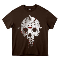 Chocolate Brown punish campers Heavy Core Tee - tuanDangUi