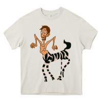 Cream zebra in america doodle Heavy Core Tee - tuanDangUi