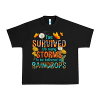 Black I've Survived Too Many Storms Urban Heavy Tee - texasbilliewilder