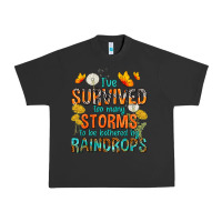 Pigment Black I've Survived Too Many Storms Urban Heavy Tee - texasbilliewilder