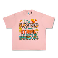 Salmon I've Survived Too Many Storms Urban Heavy Tee - texasbilliewilder