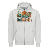 Thankful Mama Zipper Hoodie | Teevron