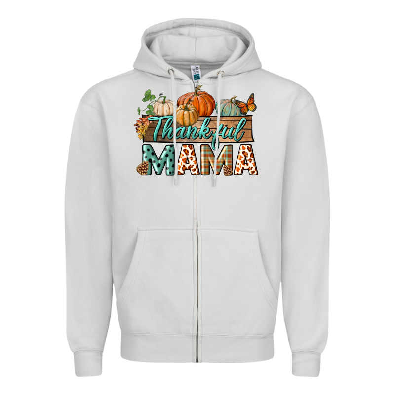 Thankful Mama Zipper Hoodie by BundleAndBundleShop | Teevron