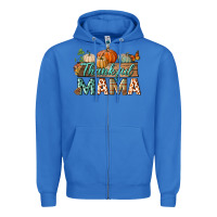 True Royal thankful mama Zipper Hoodie - BundleAndBundleShop