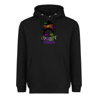 Black spooky mama Heavyweight Hoodie - SublimationCraftShop
