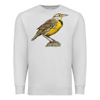 Dove Grey Western Meadowlark Premium Sweatshirt - LillyAllenDesigns