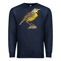Navy Western Meadowlark Premium Sweatshirt - LillyAllenDesigns