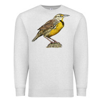 Oatmeal Heather Western Meadowlark Premium Sweatshirt - LillyAllenDesigns