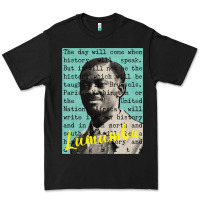 Black patrice lumumba Premium Tee - tuanDangUi