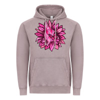 Vintage Zinc Breast Cancer Sunflower Vintage Hoodie - texasbilliewilder