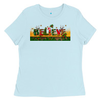 Christmas Believe Ladies Tee | Teevron