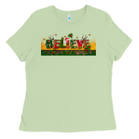 Matcha christmas believe Ladies Tee - BundleAndBundleShop