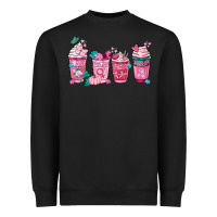 Black Breast Cancer Coffee Cups Heavyweight Sweatshirt - FaDigitalArtStudio