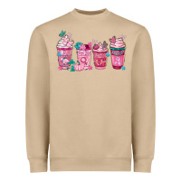Mushroom Breast Cancer Coffee Cups Heavyweight Sweatshirt - FaDigitalArtStudio