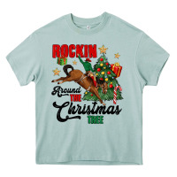 Arona rockin around the christmas tree Heavy Core Tee - MaliasSmallBusiness