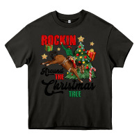 Asphalt rockin around the christmas tree Heavy Core Tee - MaliasSmallBusiness