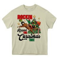 Mossy rockin around the christmas tree Heavy Core Tee - MaliasSmallBusiness