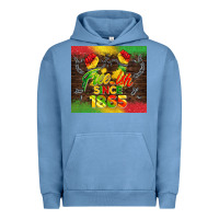 Pigment Pebble Blue free ish since 1865 Urban Hoodie - BarkalooDesign