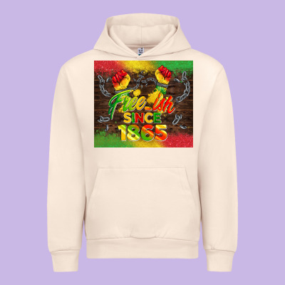 Free Ish Since 1865 Urban Hoodie Designed By Barkaloodesign