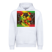 White free ish since 1865 Urban Hoodie - BarkalooDesign