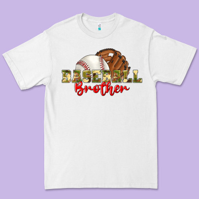 Baseball Brother Premium Tee Designed By Bundleandbundleshop