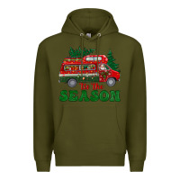 Army Green christmas 'tis the season Premium Hoodie - BundleAndBundleShop