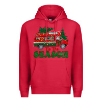 Cardinal christmas 'tis the season Premium Hoodie - BundleAndBundleShop