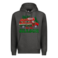 Charcoal Heather christmas 'tis the season Premium Hoodie - BundleAndBundleShop