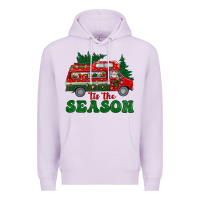 Lilac christmas 'tis the season Premium Hoodie - BundleAndBundleShop