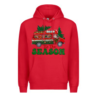 Red christmas 'tis the season Premium Hoodie - BundleAndBundleShop