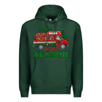 Sports Green christmas 'tis the season Premium Hoodie - BundleAndBundleShop