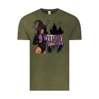 Vintage Olive Witchy Woman Vintage Tee - texasbilliewilder