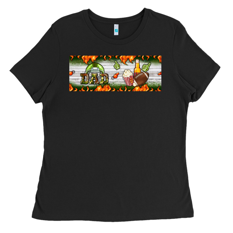 Football Dad Ladies Tee by BundleAndBundleShop | Teevron