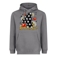 Storm ladybug birthday girl age 4 Heavyweight Hoodie - LillyAllenDesigns