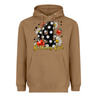 Toasted Coconut ladybug birthday girl age 4 Heavyweight Hoodie - LillyAllenDesigns