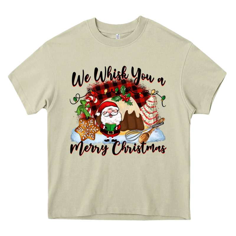 We Whisk You A Merry Christmas Heavy Core Tee by NancyCooperArtShop | Teevron