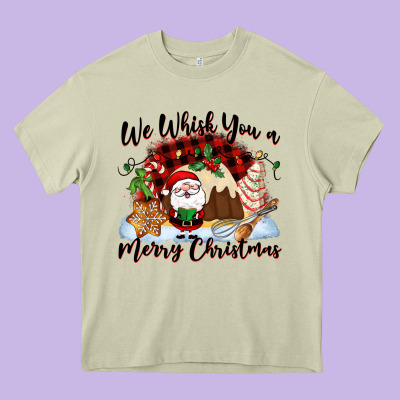 We Whisk You A Merry Christmas Heavy Core Tee Designed By Nancycooperartshop