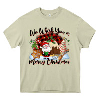 Mossy We whisk you a Merry Christmas Heavy Core Tee - NancyCooperArtShop